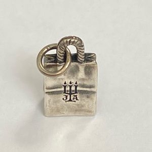 Retired James Avery Shopping Bag charm